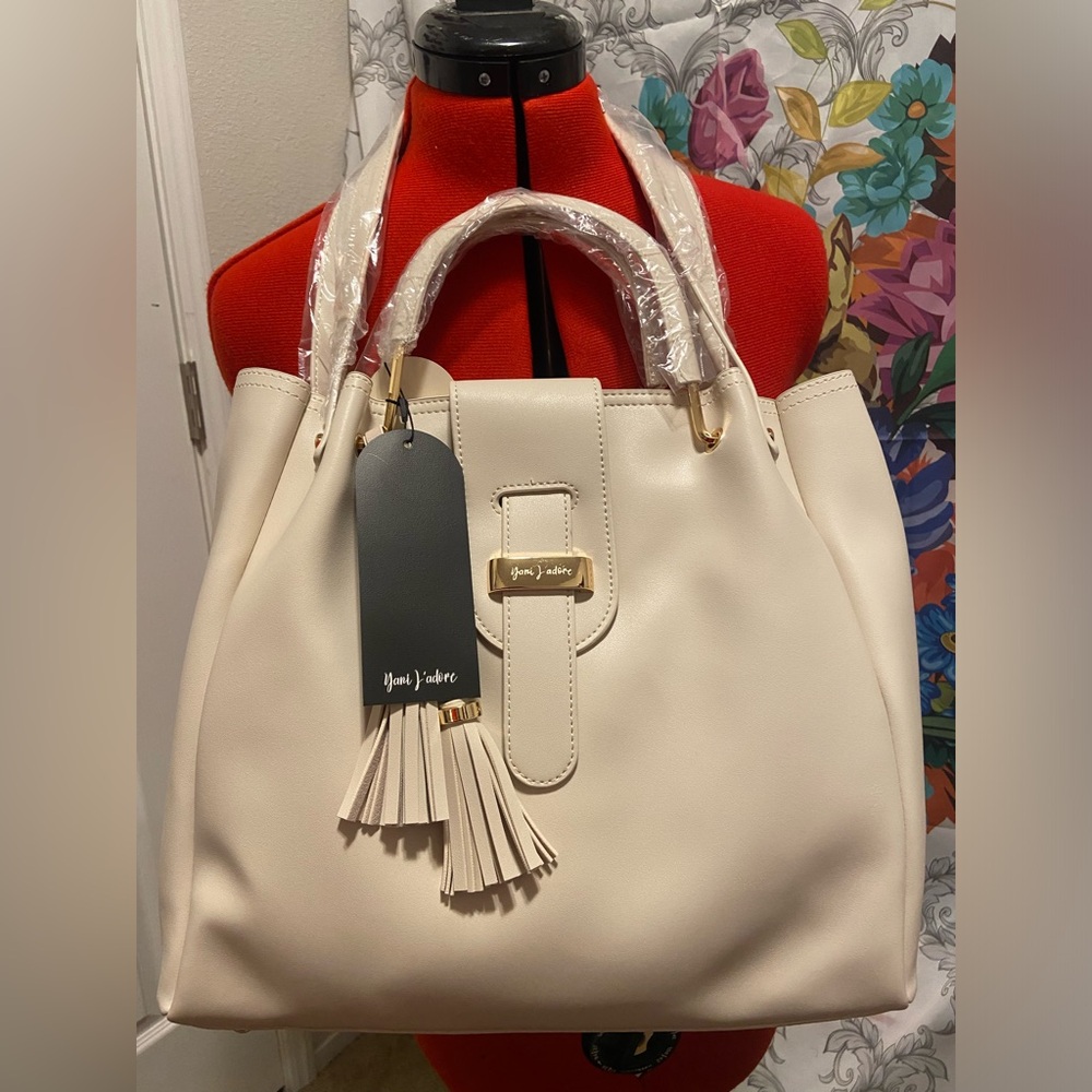Yani J’adore beige bliss bag NWT